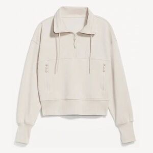 Half-Zip Sweatshirt | Old Navy I Wish Bone I XXL